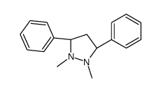 (3R,5S)-1,2-dimethyl-3,5-diphenylpyrazolidine Structure