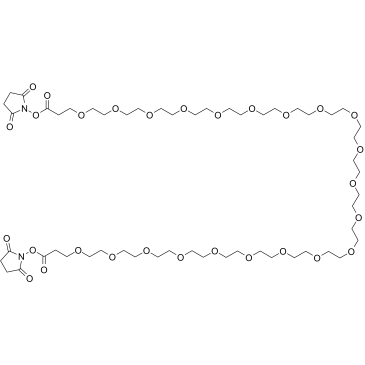 Bis-PEG21-NHS ester structure