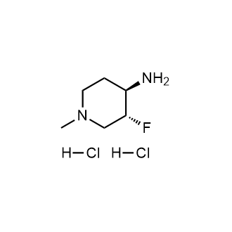 (3R,4R)-3-fluoro-1-methylpiperidin-4-amine dihydrochloride Structure