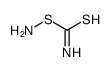 amino carbamodithioate Structure