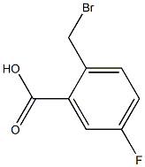 2-(bromomethyl)-5-fluorobenzoic acid Structure