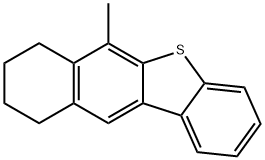 7,8,9,10-Tetrahydro-6-methylbenzo[b]naphtho[2,3-d]thiophene structure