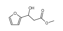 methyl 3-(furan-2-yl)-3-hydroxypropanoate结构式