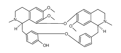 6,7,7'-trimethoxy-2,2'-dimethyl-(1αH)-thalicberan-12-ol结构式