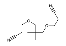 3-[3-(2-cyanoethoxy)-2,2-dimethylpropoxy]propanenitrile Structure