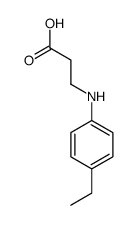 3-[(4-ethylphenyl)amino]propanoic acid structure