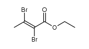 Dibromo-2,3-crotonsaeureethylester结构式