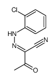N-(2-chloroanilino)-2-oxopropanimidoyl cyanide结构式