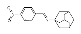 N-(4-nitrobenzylidene)adamantan-1-amine结构式