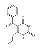 5-benzoyl-6-ethylsulfanyl-1H-pyrimidine-2,4-dione Structure