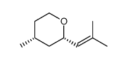 laevo-rose oxide Structure