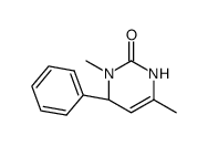 3,6-dimethyl-4-phenyl-3,4-dihydro-1H-pyrimidin-2-one Structure