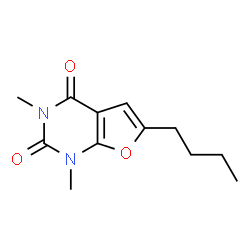 Furo[2,3-d]pyrimidine-2,4(1H,3H)-dione,6-butyl-1,3-dimethyl-结构式