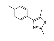 2,5-dimethyl-4-(4-methylphenyl)-1,3-thiazole Structure