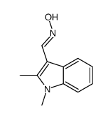 N-[(1,2-dimethylindol-3-yl)methylidene]hydroxylamine Structure