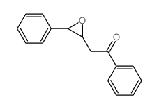 1-phenyl-2-(3-phenyloxiran-2-yl)ethanone Structure