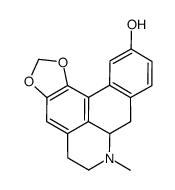 [7aS,(+)]-6,7,7a,8-Tetrahydro-7-methyl-5H-benzo[g]-1,3-benzodioxolo[6,5,4-de]quinoline-11-ol structure