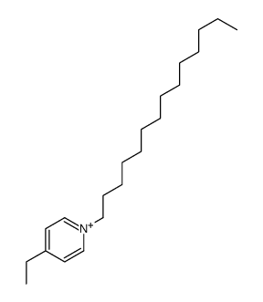 tetradecyl-4-ethylpyridinium Structure