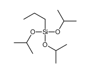 tris(1-methylethoxy)propylsilane Structure