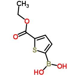 (5-丙酰基噻吩-2-基)硼酸结构式