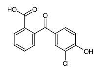 2-(3-chloro-4-hydroxybenzoyl)benzoic acid Structure