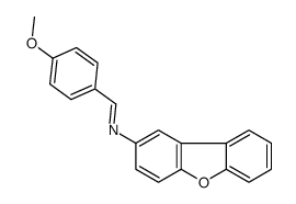 N-dibenzofuran-2-yl-1-(4-methoxyphenyl)methanimine结构式