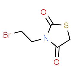 3-(2-Bromoethyl)-1,3-thiazolidine-2,4-dione Structure