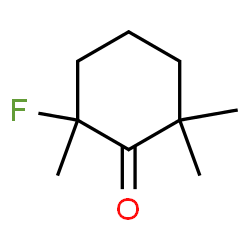 Cyclohexanone, 2-fluoro-2,6,6-trimethyl- (9CI)结构式