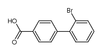 2'-bromobiphenyl-4-carboxylic acid结构式