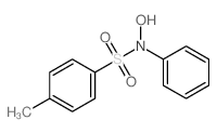 N-hydroxy-4-methyl-N-phenyl-benzenesulfonamide结构式