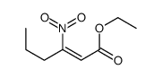 ethyl 3-nitrohex-2-enoate结构式