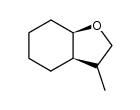 cis-3-methyloctahydrobenzofuran Structure