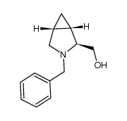((1S,2S,5R)-3-benzyl-3-aza-bicyclo[3.1.0]hex-2-yl)-methanol结构式