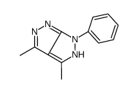 3,4-dimethyl-1-phenyl-2H-pyrazolo[3,4-c]pyrazole Structure