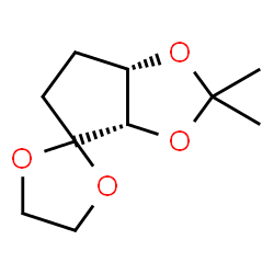 Spiro[4H-cyclopenta-1,3-dioxole-4,2-[1,3]dioxolane], tetrahydro-2,2-dimethyl-, cis- (9CI) picture