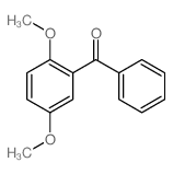(2,5-dimethoxyphenyl)-phenyl-methanone结构式