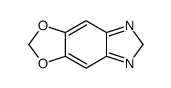 6H-[1,3]dioxolo[4,5-f]benzimidazole结构式