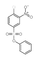 1-chloro-2-nitro-4-phenoxysulfonyl-benzene Structure