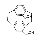 pseudogem-Bis(hydroxymethyl)[2.2]paracyclophane Structure