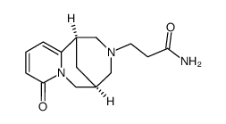 3-(cytisin-12-yl)propionamide结构式