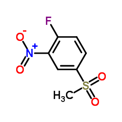2-Fluoro-5-methylsulphonylnitrobenzene Structure
