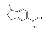 (1-methyl-2,3-dihydroindol-5-yl)boronic acid Structure