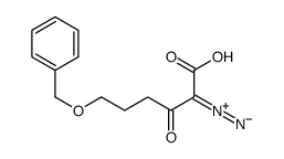 2-diazonio-1-hydroxy-1-oxo-6-phenylmethoxyhex-2-en-3-olate结构式