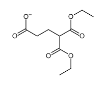 5-ethoxy-4-ethoxycarbonyl-5-oxopentanoate结构式