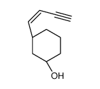 Cyclohexanol, 3-(1Z)-1-buten-3-ynyl-, (1S,3R)- (9CI)结构式