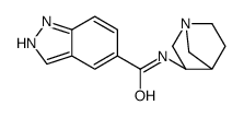1H-Indazole-5-carboxamide,N-(1R,3R,4S)-1-azabicyclo[2.2.1]hept-3-yl-(9CI) Structure