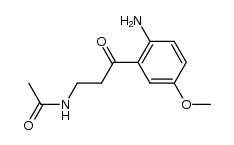 N-acetyl-5-methoxy kynurenamine结构式
