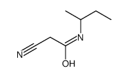 N-butan-2-yl-2-cyanoacetamide结构式