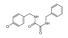 N-benzyl-N'-[(4-chlorophenyl)methyl]oxamide Structure