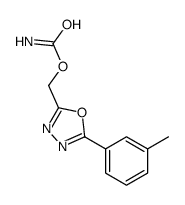 [5-(3-methylphenyl)-1,3,4-oxadiazol-2-yl]methyl carbamate Structure